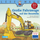 Große Fahrzeuge auf der 
                                Baustelle